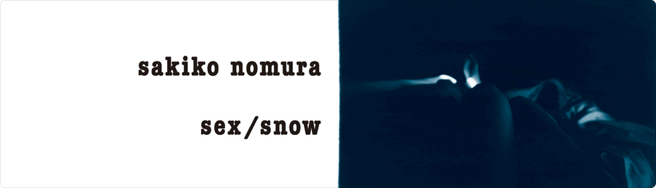 野村佐紀子 写真展 「sex/snow」
