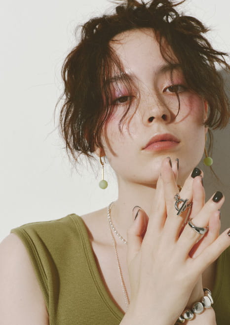 Ray BEAMS Spring & Summer 2021 Season Styling vol.3 Cozy & Chic, Conjunction And The New Age Strollers RB_May_Look No.1 Miiya Kudo
			Model 171(cm)