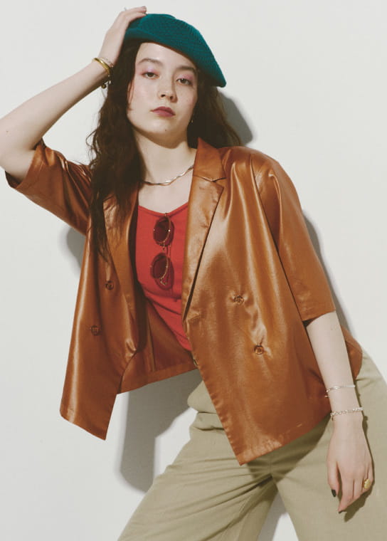 Ray BEAMS Spring & Summer 2021 Season Styling vol.3 Cozy & Chic, Conjunction And The New Age Strollers RB_May_Look No.6 Miiya Kudo
			Model 171(cm)