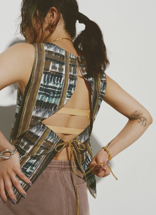 Ray BEAMS Spring & Summer 2021 Season Styling vol.3 Cozy & Chic, Conjunction And The New Age Strollers RB_May_Look No.7 Aguri Kawashima
			Editor, Director 162(cm)