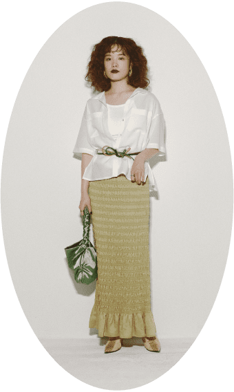 Ray BEAMS Spring & Summer 2021 Season Styling vol.2 Cozy & Chic, Conjunction And The New Age Strollers RB_March_Look No.5 Chieri Takachi
BEAMS Machida Shop Staff 162(cm)