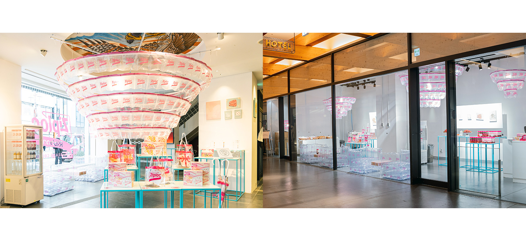 Ziploc Ribbon Cafe