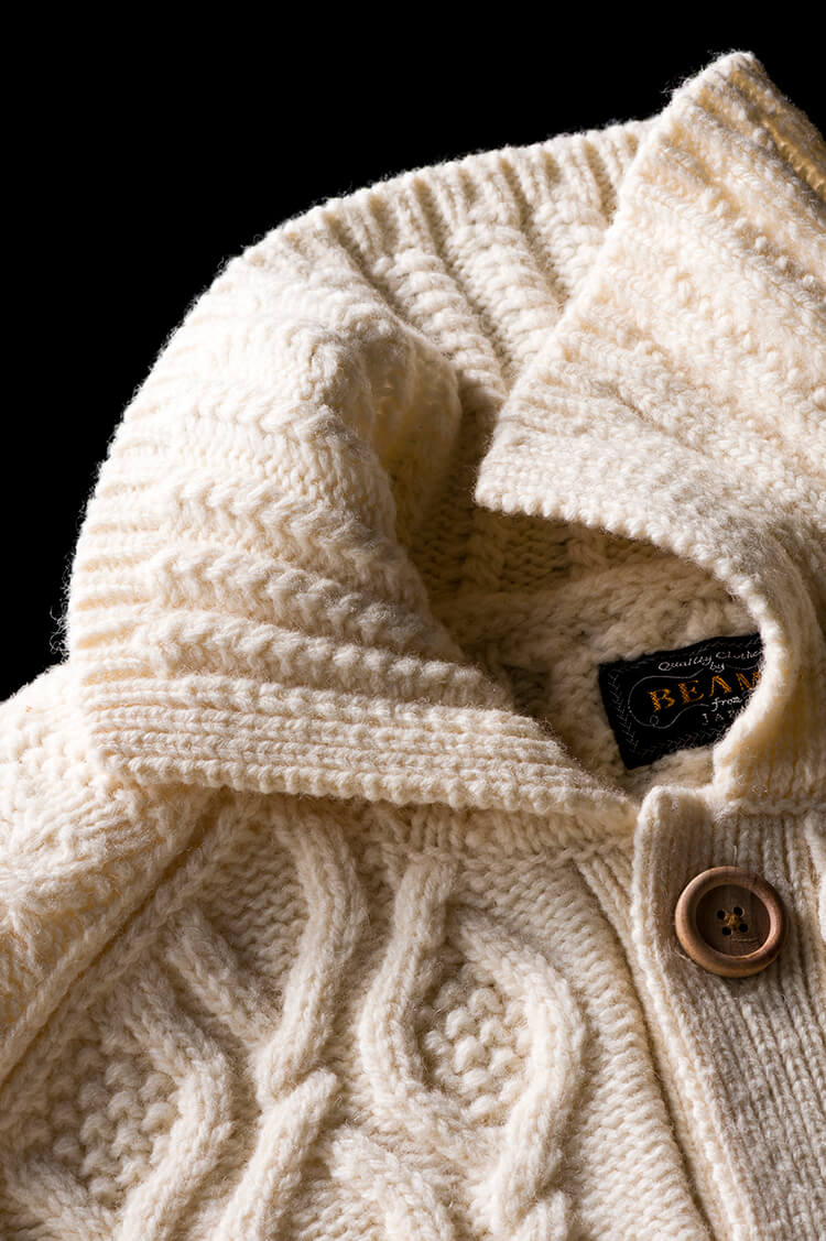 ビームス プラス〉のカーディガン アラン パッチワーク | BEAMSの百