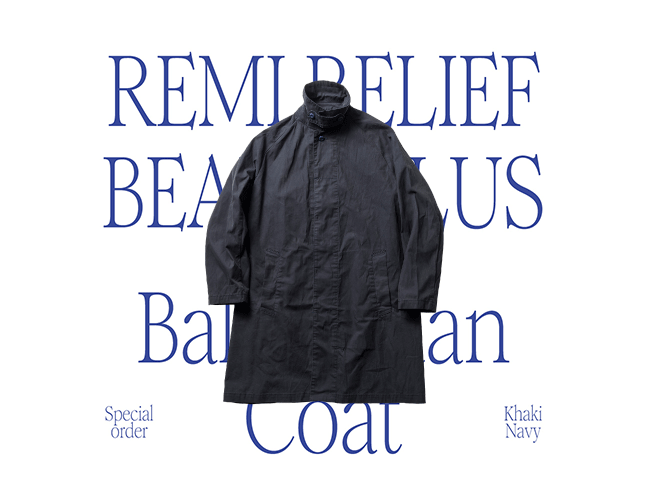 レミレリーフ〉の別注ステンカラーコート | BEAMSの百名品 | BEAMS