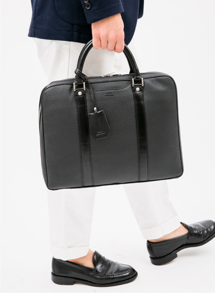 【BEAMSの百名品】SEEKER Briefcase 百名品！！】【SEEKER / レザー ブリーフケース】 ｜【閉店