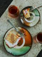 〈坂本浩二窯〉の別注7寸皿、5寸皿