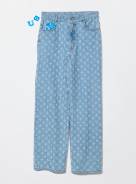 〈レイ ビームス〉のジャカードデニムパンツ