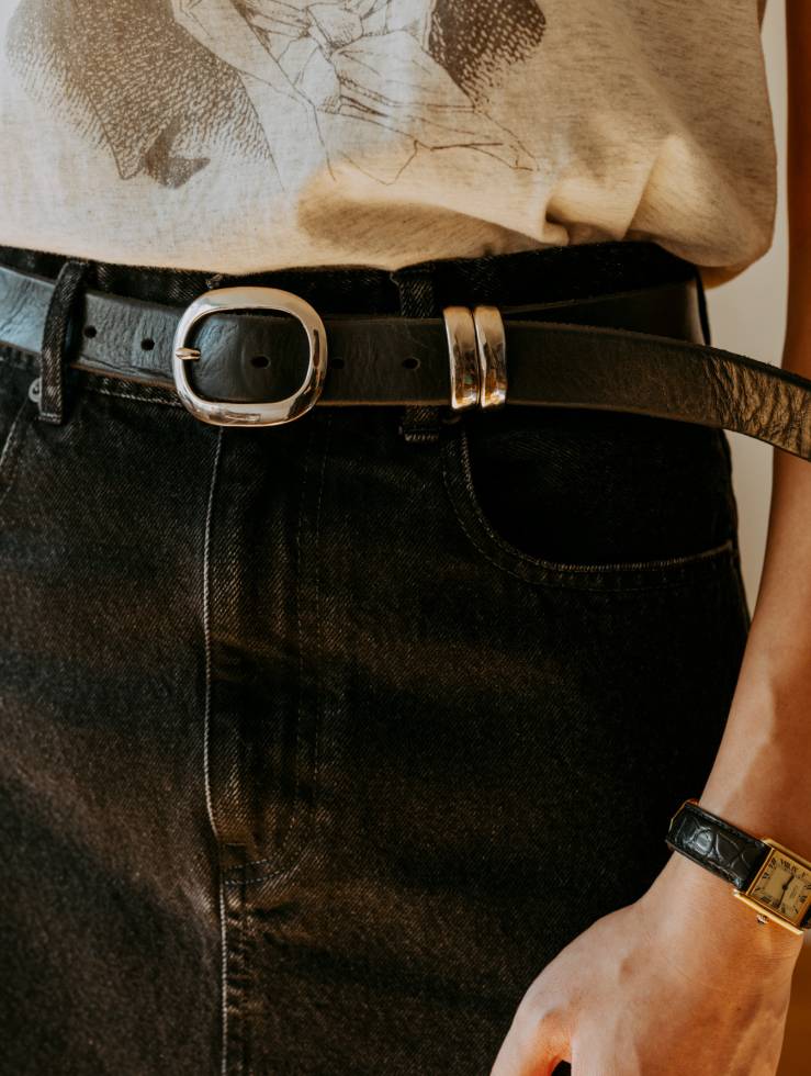 〈インターナショナルギャラリー ビームス〉のレザーベルト