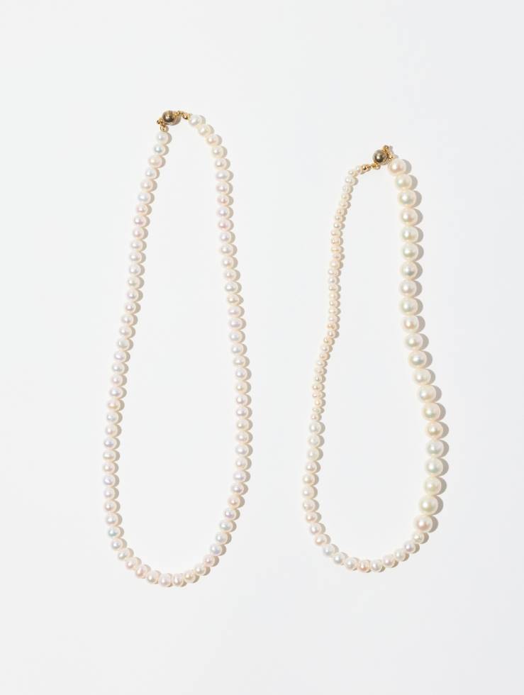 〈ジュール クチュール〉の別注4WAY淡水パールネックレス