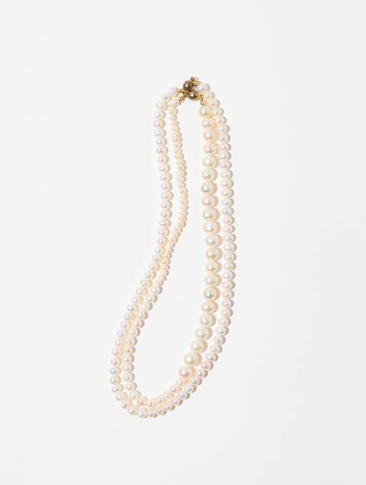 〈ジュール クチュール〉の別注4WAY淡水パールネックレス