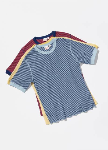 〈HealthKnit × BEAMS BOY〉のボーダーTシャツ