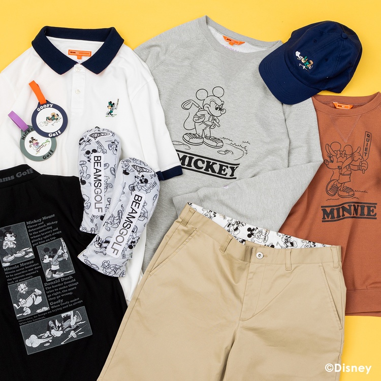 Beams Golfからスペシャルなディズニーコレクションが登場 Beams Golf Magazine Beams Golf ビームス ゴルフ