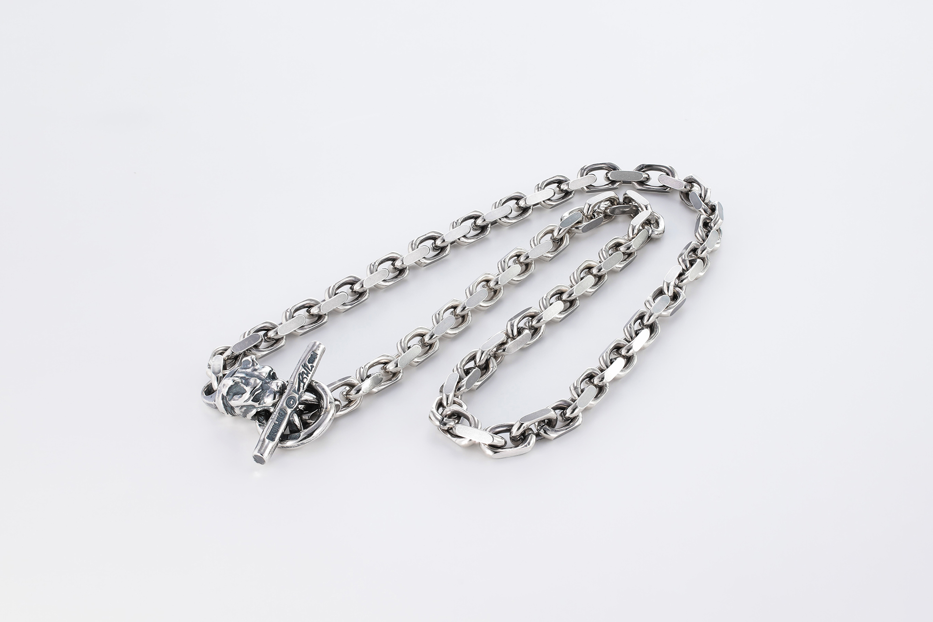 N882（18 inch）/ Square Chain with Small Dog Head Necklace