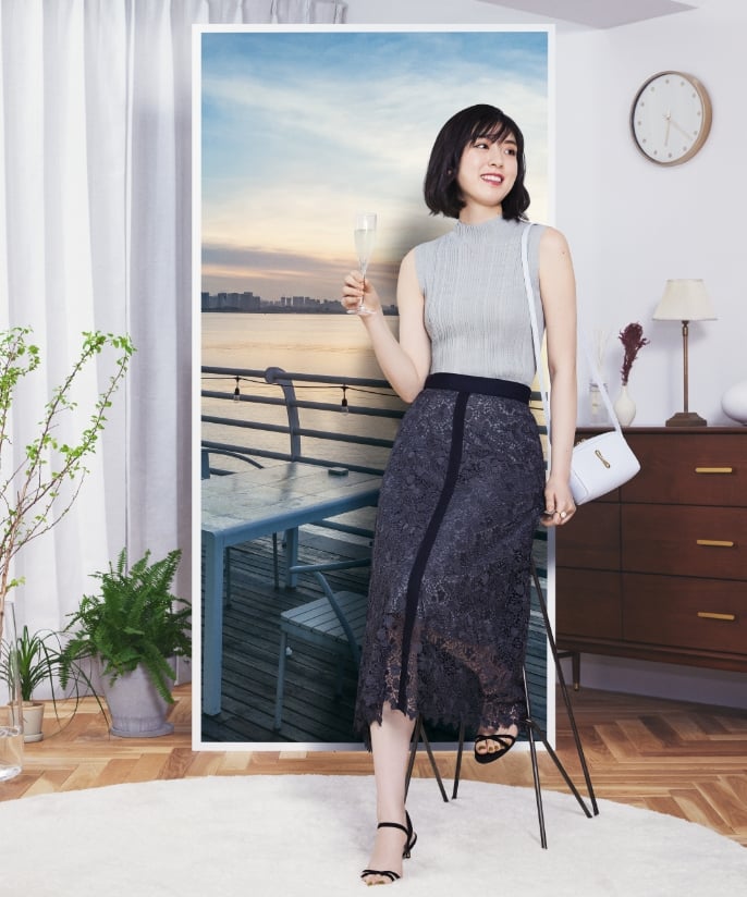 美品☆フォルテフォルテ ／ Demimi-Luxe BEAMS・リゾートパンツ 絶賛  