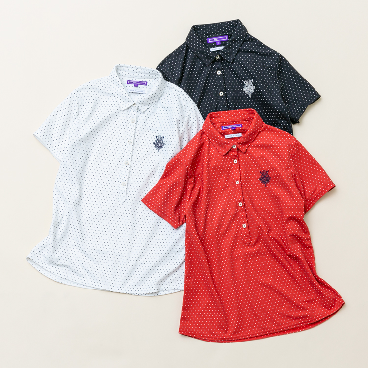 BEAMS GOLF デイジーモチーフ ボタンダウン ポロシャツ／M BEAMS GOLF デイジーモチーフ ボタンダウン ポロシャツ／M BEAMS GOLF