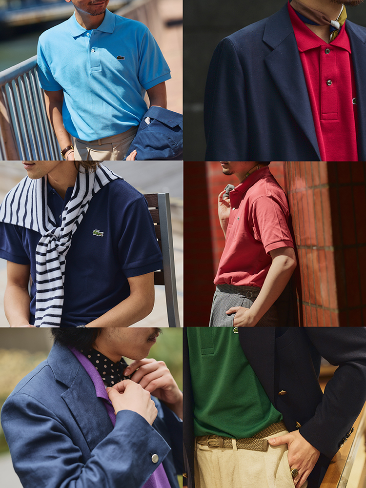 〈LACOSTE〉ALL COLORS SNAP