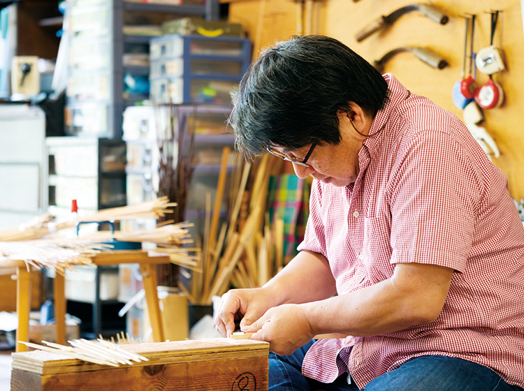 伝統工芸！竹細工で丁寧に編まれた和モダン《別府竹細工クラッチ》（検 