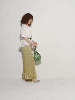 Ray BEAMS Spring & Summer 2021 Season Styling vol.2 Cozy & Chic, Conjunction And The New Age Strollers RB_March_Look No.5 Chieri Takachi
			BEAMS Machida Shop Staff 162(cm)